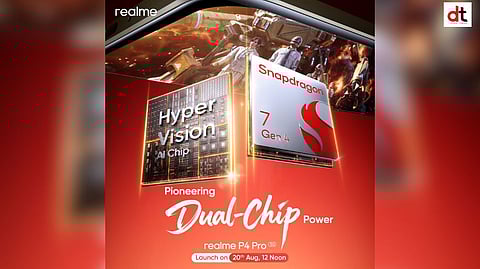 Realme P4 Pro to Launch in India on August 20 with Dual Chipset Innovation