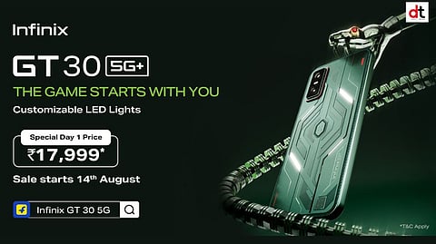 Infinix GT 30 5G+ Flipkart Sale to Start on August 14
