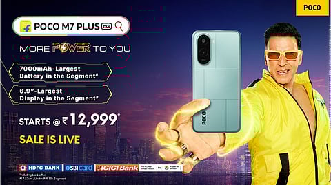 POCO M7 Plus 5G with 7000mAh Battery Goes Live on Flipkart