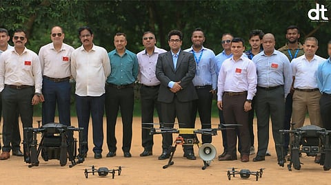 MS Dhoni-Backed Garuda Aerospace Hosts CDM Officers at New Chennai Facility