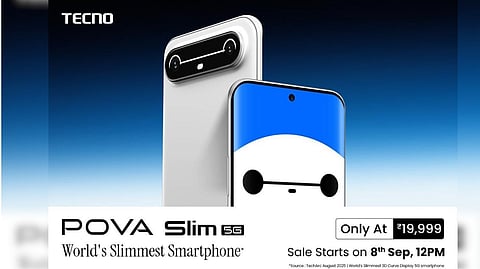 TECNO Introduces New POVA Slim 5G, Priced at ₹19,999