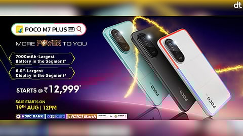 POCO Launches Affordable 4GB Variant Of M7 Plus 5G