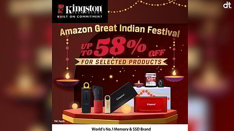 Kingston Brings Unmatched Deals to Amazon Great Indian Festival 2025