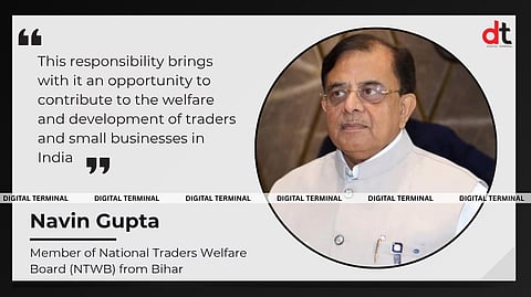 FAIITA President Navin Gupta Appointed Member of National Traders Welfare Board from Bihar