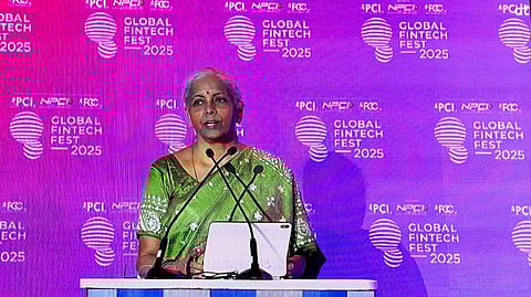 Finance Minister Nirmala Sitharaman Launches Foreign Currency Settlement System at GFF 2025