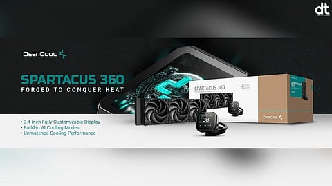 DeepCool Launches SPARTACUS 360 Liquid Cooler with AI-Powered Smart Cooling