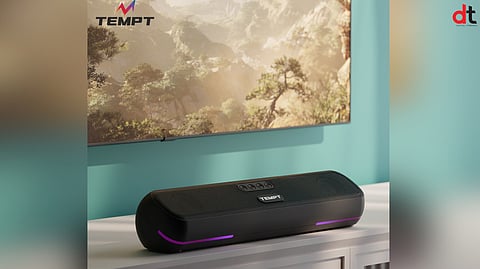 TEMPT Introduces CineBar A Portable Wireless RGB Soundbar forImmersive Theatre Like Audio