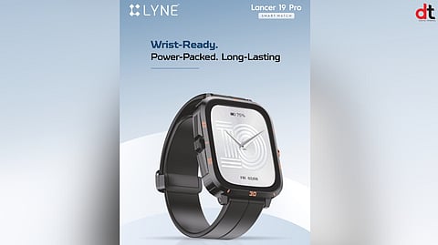 Lyne Originals Unveils Lancer 19 Pro Smartwatch With IPX4 Protection