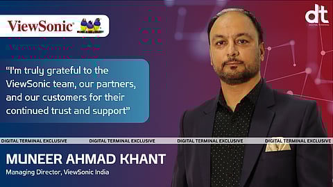 Muneer Ahmad Khant Takes Over as Managing Director of ViewSonic India