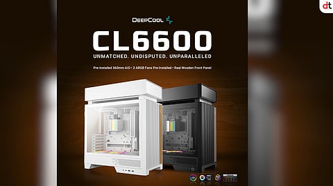 DeepCool Unveils CL6600 Case With HyperSplit Cooling Architecture