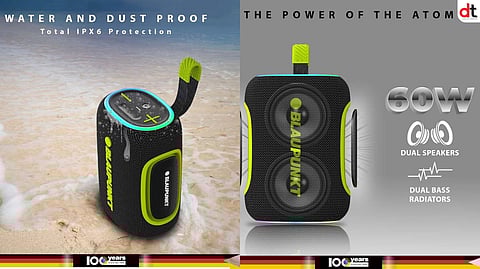 Blaupunkt Launches OMG Atom BT Speaker in India with 60W Power and Rugged Design