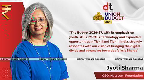 Union Budget 2026 Reinforces Youth-Centric and Inclusive Growth Agenda, Says Nasscom Foundation CEO Jyoti Sharma
