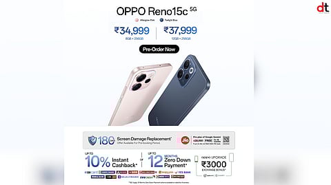 OPPO Launches Reno15c with Premium Design, Camera and Software Experience