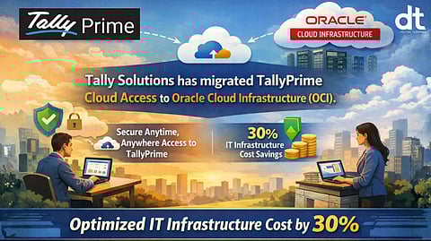 Tally Solutions Migrates TallyPrime Cloud to Oracle, Slashes IT Costs by 30%