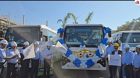 DCM Shriram Introduces EV Bus to Boost Employee Experience