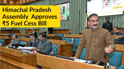 Himachal Pradesh Assembly Passes Bill to Impose ₹5 Cess on Fuel for Social Welfare Fund