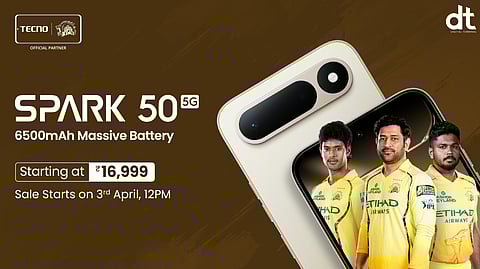 TECNO SPARK 50 5G Launched with 6500mAh Battery and Military-Grade Durability