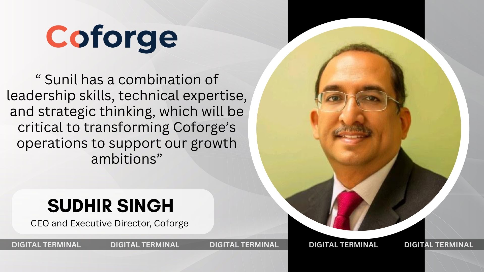 Coforge Elevates Sunil Fernandes as Chief Operating Officer