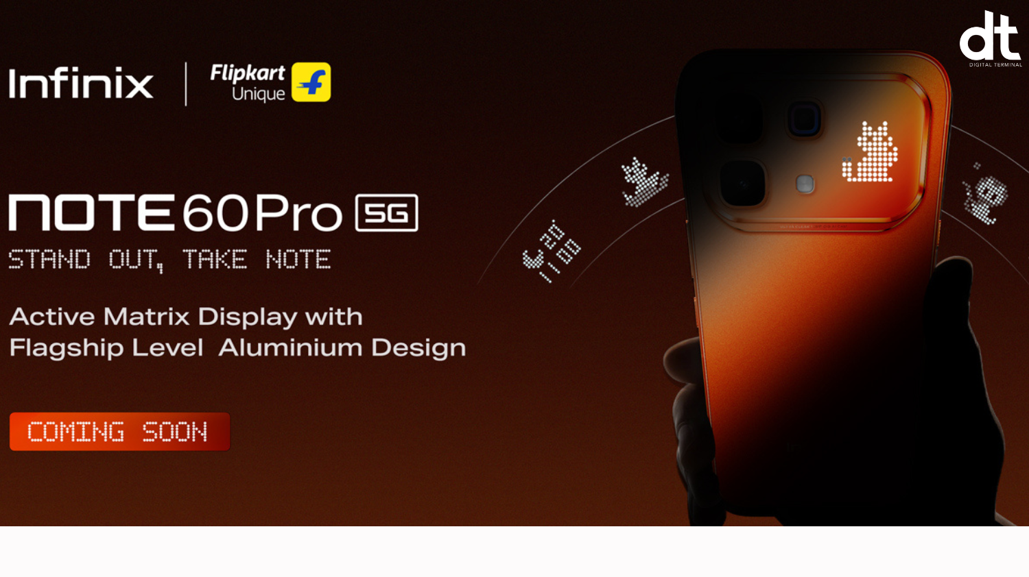 Infinix NOTE 60 Pro to Feature Premium Design and Interactive LED Display