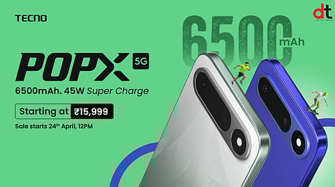 TECNO POP X 5G Goes on Sale April 24 Exclusively on Amazon