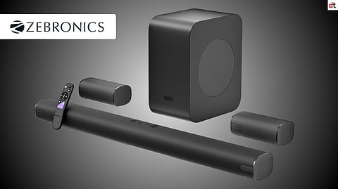 Zebronics Unveils Powerful 1030W 5.1.2 Dolby Atmos Soundbar