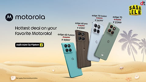 Motorola Announces Big Discounts on Edge and Moto G Series During Flipkart Summer Sale 2026