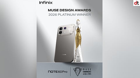 Infinix NOTE 60 Pro Earns Prestigious MUSE Platinum Award for Smartphone Design Excellence