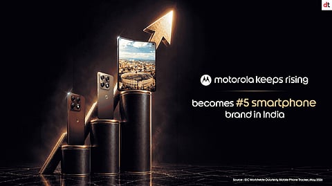 Motorola Climbs to Top 5 Smartphone Brands in India Backed by Premium Portfolio Expansion