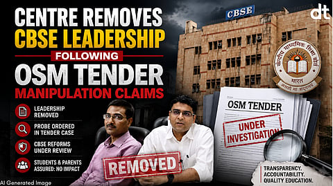 CBSE Chairman and Secretary Removed After OSM Tender Row Sparks Government Investigation