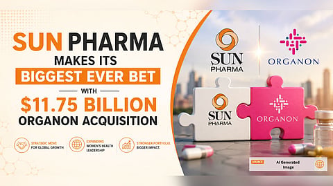 Sun Pharma Makes Its Biggest Ever Bet with $11.75 Billion Organon Acquisition