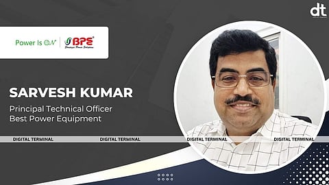 Best Power Equipment Names Sarvesh Kumar as Principal Technical Officer