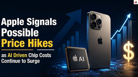 Apple Signals Possible Price Hikes as AI Driven Chip Costs Continue to Surge