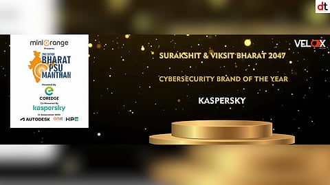 Kaspersky Named Cybersecurity Brand of The Year At Bharat PSU Manthan 2026