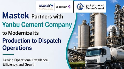 Mastek Drives Digital Transformation At Yanbu Cement Company With Industrial IoT Solutions