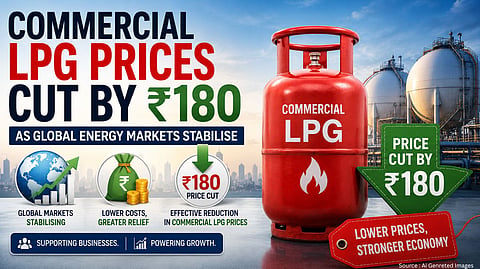 Commercial LPG Prices Cut by ₹180 as Global Energy Markets Stabilise