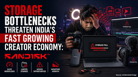 Storage Bottlenecks Threaten India’s Fast Growing Creator Economy: Sandisk