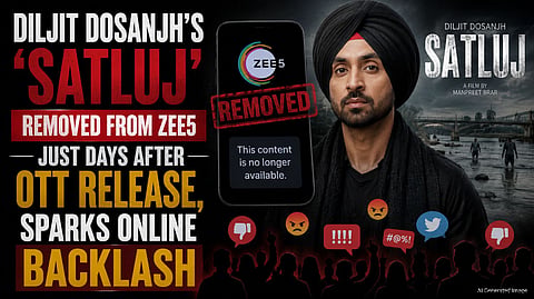Diljit Dosanjh's 'Satluj' Removed from ZEE5 Just Days After OTT Release, Sparks Online Backlash