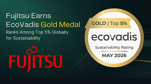 Fujitsu Earns EcoVadis Gold Medal, Ranks Among Top 5% Globally for Sustainability
