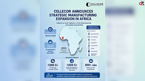 Cellecor Establishes Manufacturing Facility in Liberia to Expand African Presence