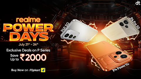realme Announces Power Days Sale with Discounts on P4 Series Smartphones