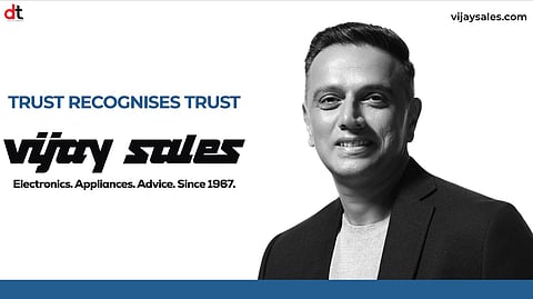Vijay Sales Appoints Cricket Legend Rahul Dravid as Its New Brand Ambassador