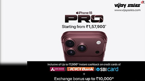 Vijay Sales to Start iPhone 18 Pro and Apple Watch Series 12 Sales From September 18