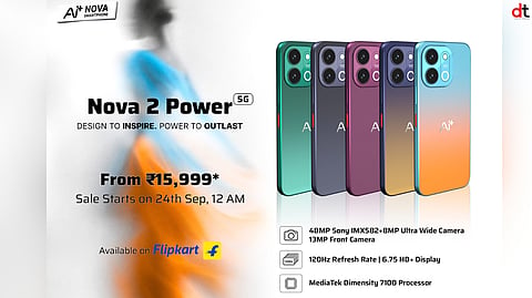 Ai+ Unveils Nova 2 Power 5G With Fashion-Forward Design and Performance Focus