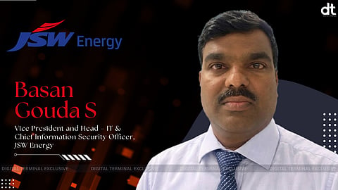 Basan Gouda Takes Charge as VP & Head – IT and CISO at JSW Energy