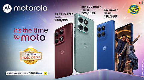 Motorola Unveils ‘It’s The Time to Moto’ Campaign Ahead of Big Billion Days