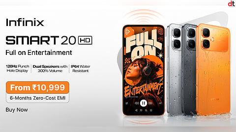 Infinix Launches SMART 20 HD With 120Hz Display and 5000mAh Battery