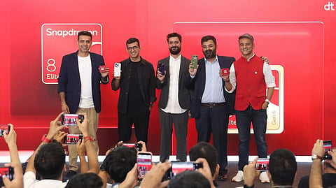 Image Caption: (left to right) Saurabh Arora, Head of MCX Business, Qualcomm India; Nipun Marya, CEO, iQOO; Gautam Batra, Associate Director, Product Marketing, Xiaomi India; Shivam Ranjan, Head of Marketing, APAC, Motorola & Sumit Sonal, Head of Marketing, Qualcomm India