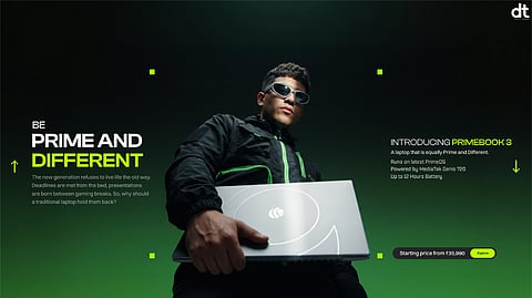Primebook Unveils “Prime & Different” Brand Identity to Connect with New-Age Consumers