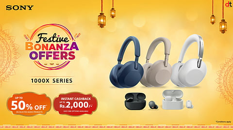 Sony India Unveils Festive Offers Across Its 1000X Series Headphones and Earbuds