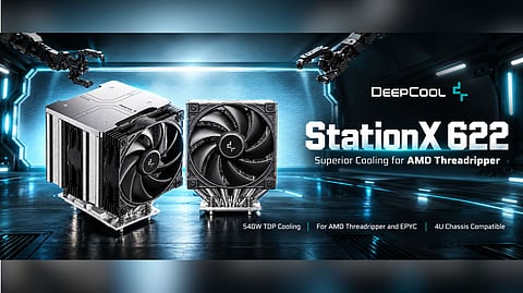 DeepCool Launches STATIONX 622 Air Cooler for Professional Workstations